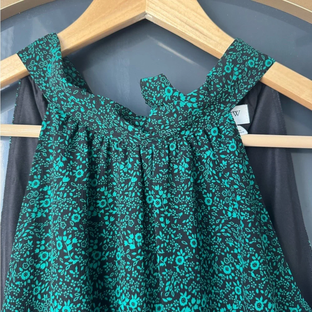 J.Crew Green Halter Maxi Dress Size 4 - Picture 3 of 8